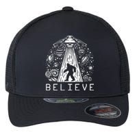 Bigfoot Ufo Conspiracy Theory Alien Physics Flexfit Unipanel Trucker Cap