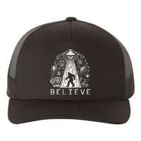 Bigfoot Ufo Conspiracy Theory Alien Physics Yupoong Adult 5-Panel Trucker Hat