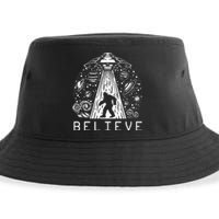 Bigfoot Ufo Conspiracy Theory Alien Physics Sustainable Bucket Hat