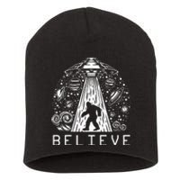 Bigfoot Ufo Conspiracy Theory Alien Physics Short Acrylic Beanie