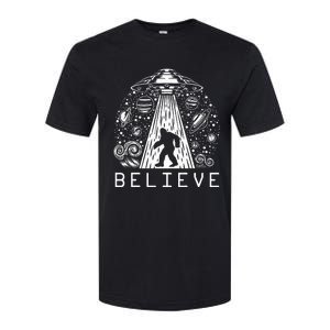 Bigfoot Ufo Conspiracy Theory Alien Physics Softstyle CVC T-Shirt