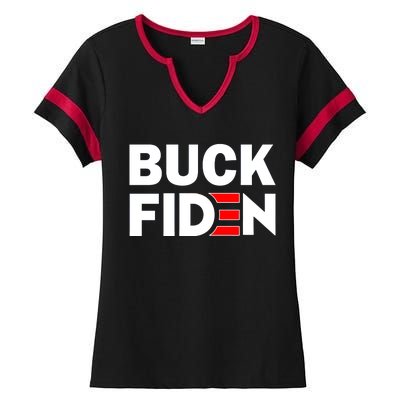 Buck Fiden Ladies Halftime Notch Neck Tee