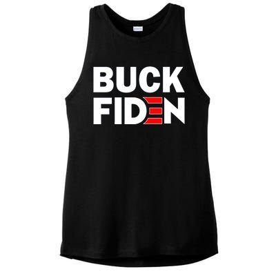 Buck Fiden Ladies PosiCharge Tri-Blend Wicking Tank