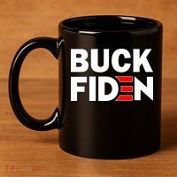 Buck Fiden 11oz C Handle Ceramic Mug