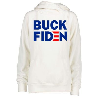 Buck Fiden Womens Funnel Neck Pullover Hood