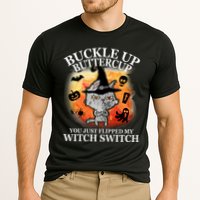Buckle Up Buttercup You Just Flipped My Witch Switch Halloween Cat Cooling Performance Crew T-Shirt