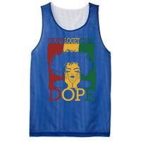 Black Unapologetically Dope Junenth Black History Funny Gift Mesh Reversible Basketball Jersey Tank