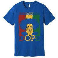 Black Unapologetically Dope Junenth Black History Funny Gift Premium T-Shirt