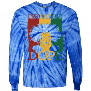 Black Unapologetically Dope Junenth Black History Funny Gift Tie-Dye Long Sleeve Shirt