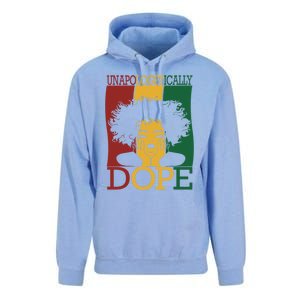 Black Unapologetically Dope Junenth Black History Funny Gift Unisex Surf Hoodie