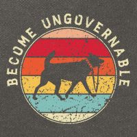 Become Ungovernable Dog Cotton Canvas Backpack