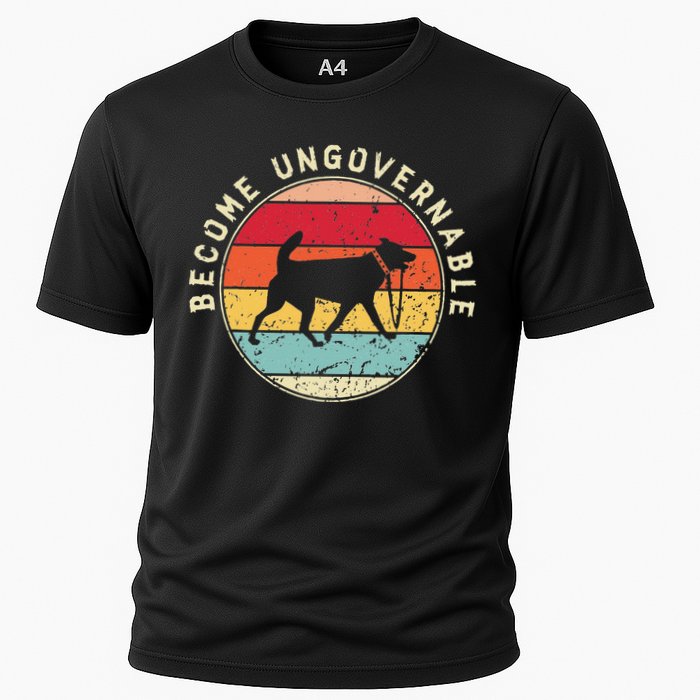 Become Ungovernable Dog Cooling Performance Crew T-Shirt