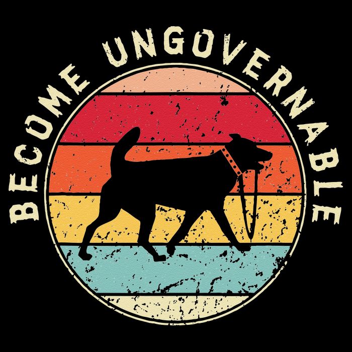 Become Ungovernable Dog 7-Panel Snapback Hat