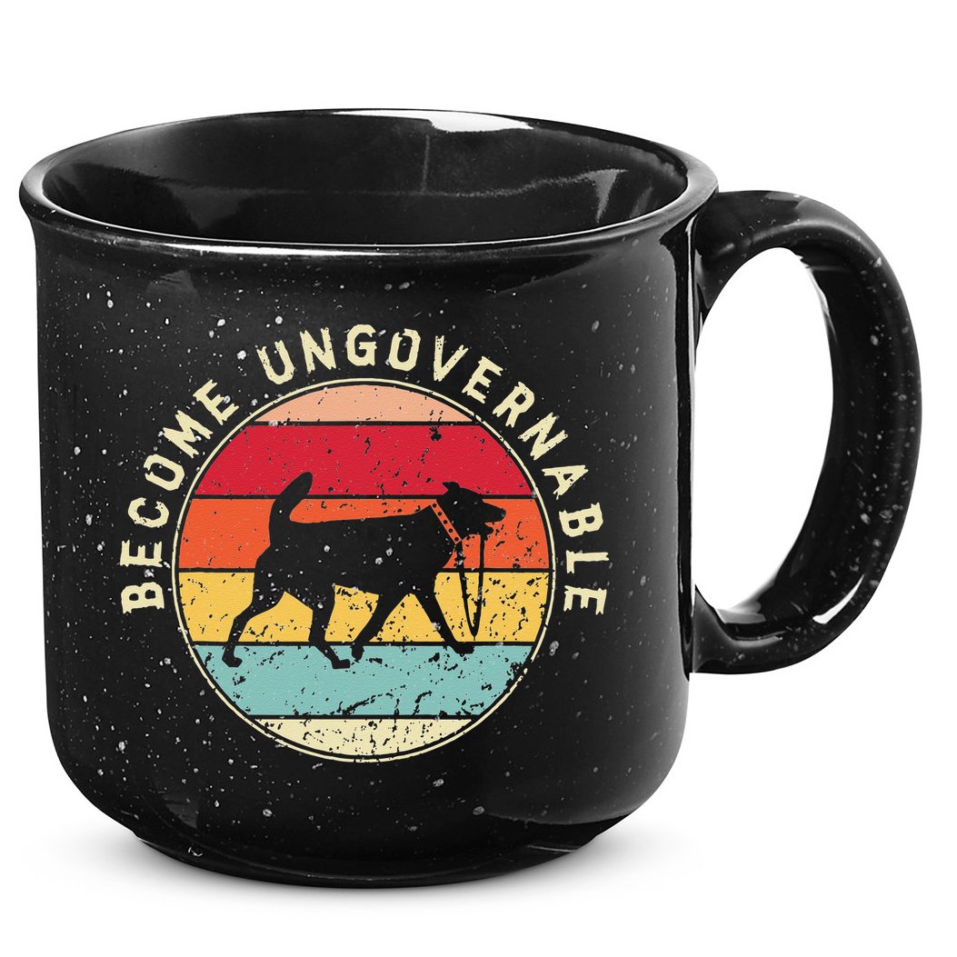Become Ungovernable Dog 15oz Campfire Ceramic Mug