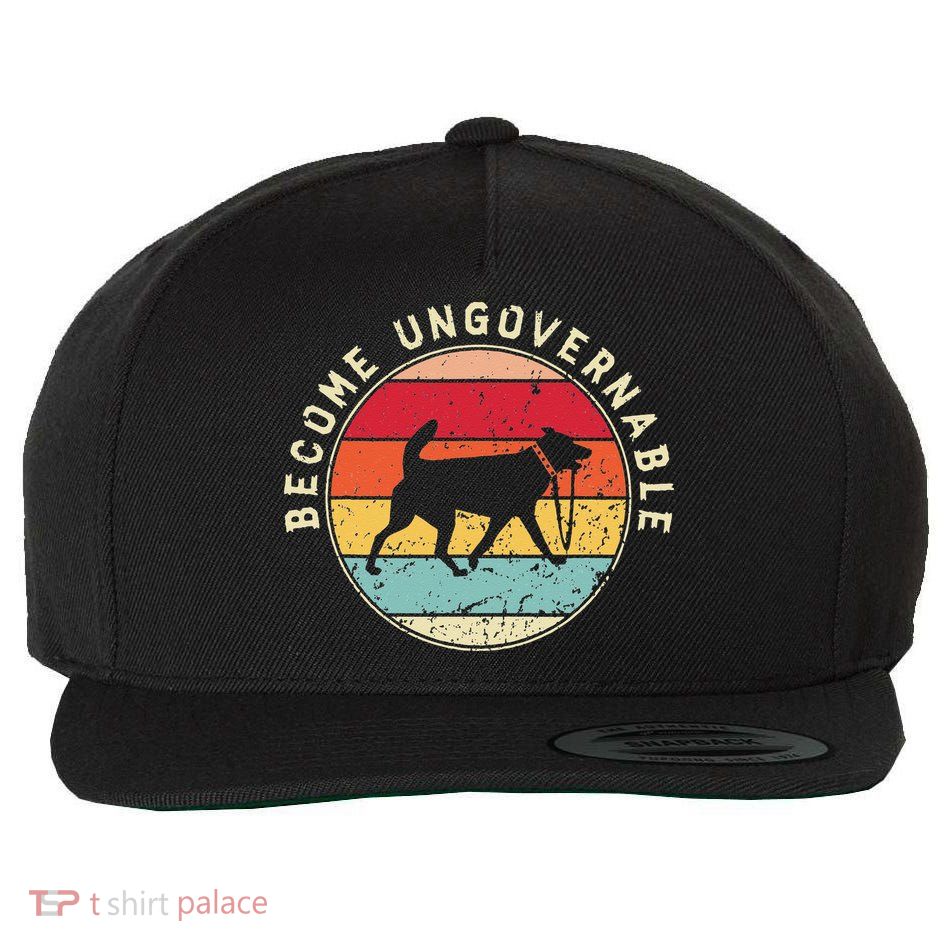 Become Ungovernable Dog Wool Snapback Cap