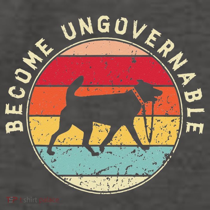 Become Ungovernable Dog Vector Backpack