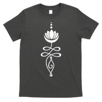 Buddhist Crescent Moon And Lotus Flower T-Shirt