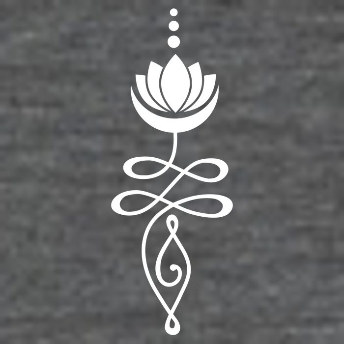 Buddhist Crescent Moon And Lotus Flower T-Shirt