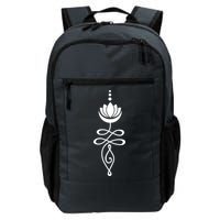 Buddhist Crescent Moon And Lotus Flower Backpack