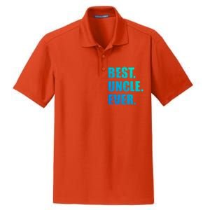 Best Uncle Ever Gift Dry Zone Grid Polo