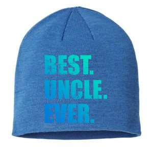 Best Uncle Ever Gift Sustainable Beanie