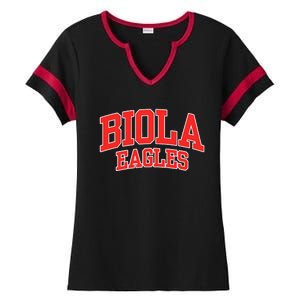 Biola University Eagles Ladies Halftime Notch Neck Tee