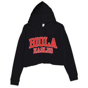 Biola University Eagles Crop Fleece Hoodie