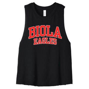 Biola University Eagles Women's Racerback Cropped Tank