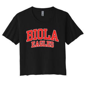 Biola University Eagles Women's Crop Top Tee