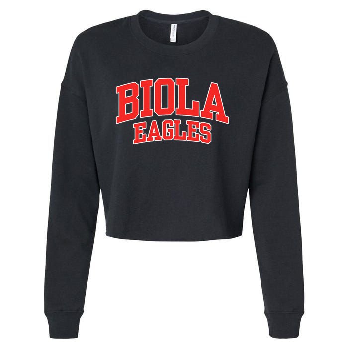 Biola University Eagles Cropped Pullover Crew