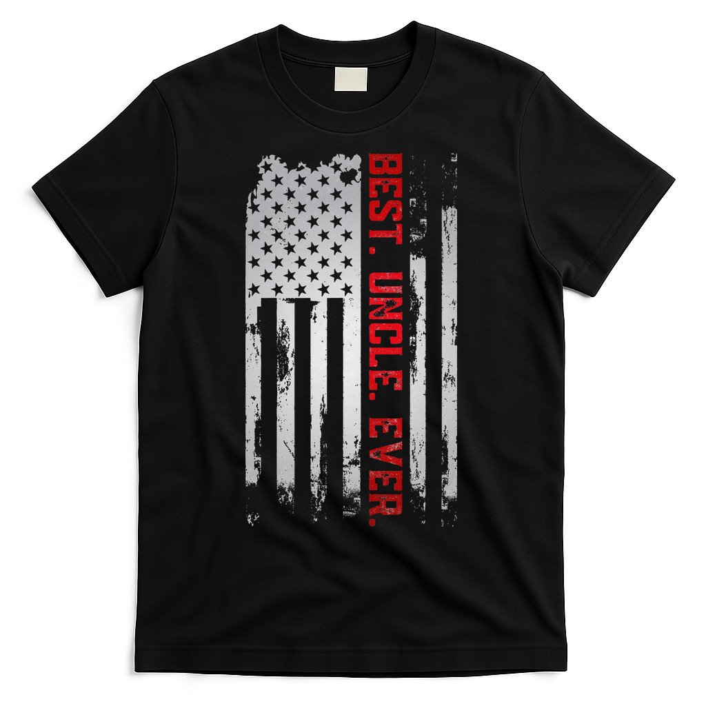 Best Uncle Ever American USA flag Father’s Day gift for Dad T-Shirt