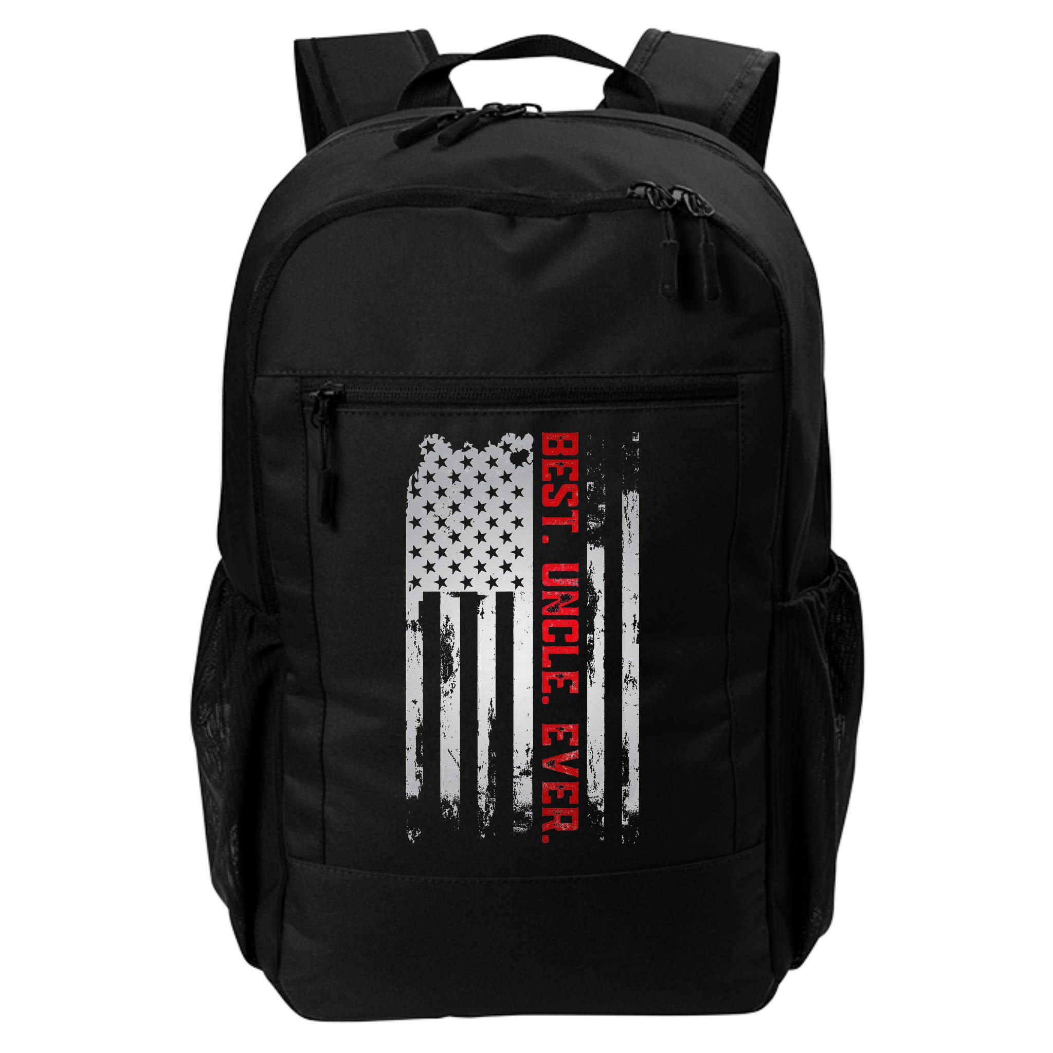 Best Uncle Ever American USA flag Father’s Day gift for Dad Backpack