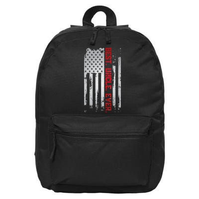 Best Uncle Ever American USA flag Father’s Day gift for Dad 16 in Basic Backpack