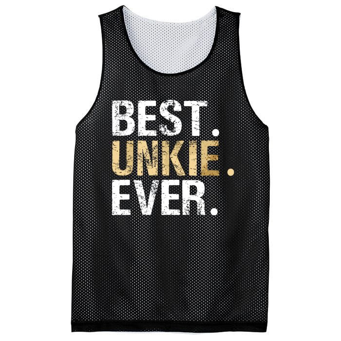 Best Unkie Ever Special Uncle Mesh Reversible Basketball Jersey Tank