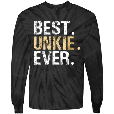 Best Unkie Ever Special Uncle Tie-Dye Long Sleeve Shirt