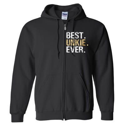 Best Unkie Ever Special Uncle Full Zip Hoodie