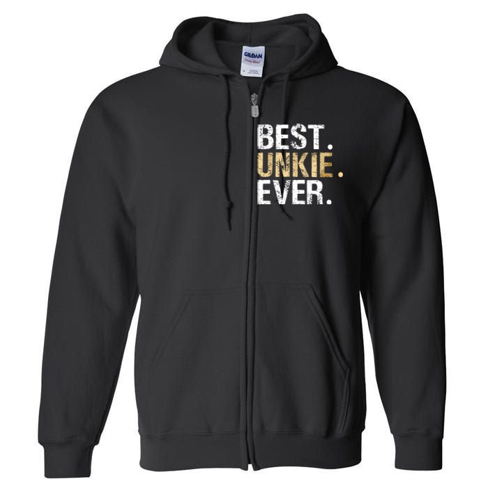 Best Unkie Ever Special Uncle Full Zip Hoodie