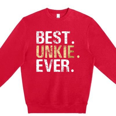 Best Unkie Ever Special Uncle Premium Crewneck Sweatshirt