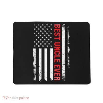 Best Uncle Ever USA Flag Funny Uncle Mousepad