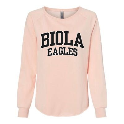 Biola University Eagles 02 Womens California Wash Sweatshirt