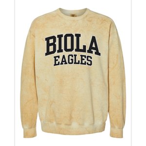 Biola University Eagles 02 Colorblast Crewneck Sweatshirt