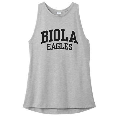 Biola University Eagles 02 Ladies PosiCharge Tri-Blend Wicking Tank