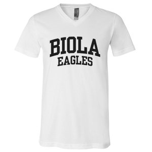 Biola University Eagles 02 V-Neck T-Shirt