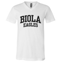 Biola University Eagles 02 V-Neck T-Shirt