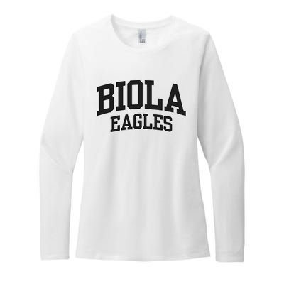 Biola University Eagles 02 Womens CVC Long Sleeve Shirt