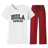 Biola University Eagles 02 Women's Flannel Pajama Set