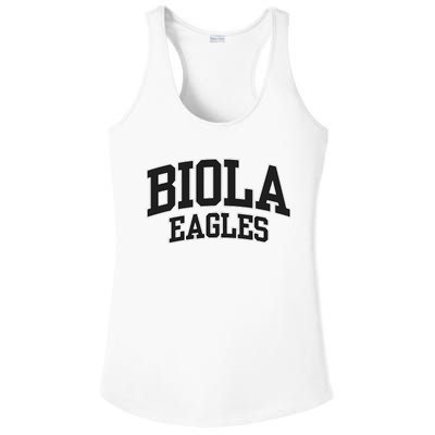 Biola University Eagles 02 Ladies PosiCharge Competitor Racerback Tank