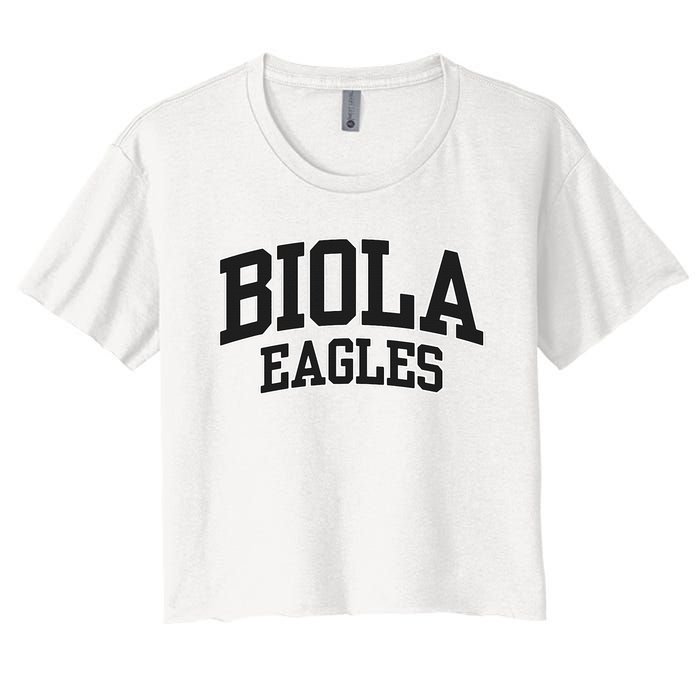 Biola University Eagles 02 Women's Crop Top Tee