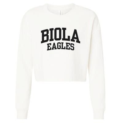 Biola University Eagles 02 Cropped Pullover Crew