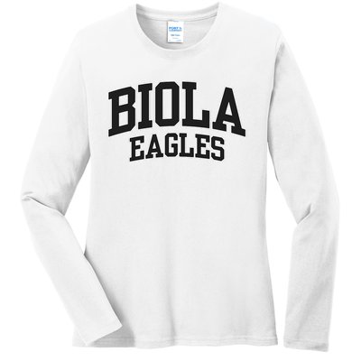 Biola University Eagles 02 Ladies Long Sleeve Shirt